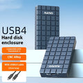 USB4 aluminium hard disk enclosure for NVMe M.2 SSDs with 40Gbps transfer speed