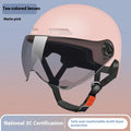 3C certified polypropylene electric vehicle helmet with sun protection in multiple colour options