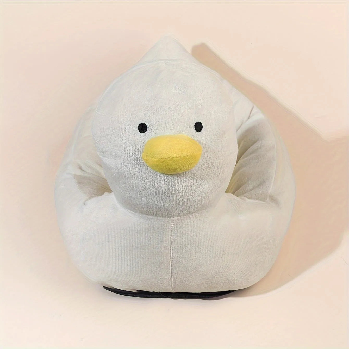 Duck shape fluffy pet bed sofa for small dogs and cats in blue or white colour