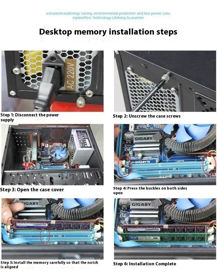 Desktop DDR3 4GB 1600MHz memory module with AMD compatibility
