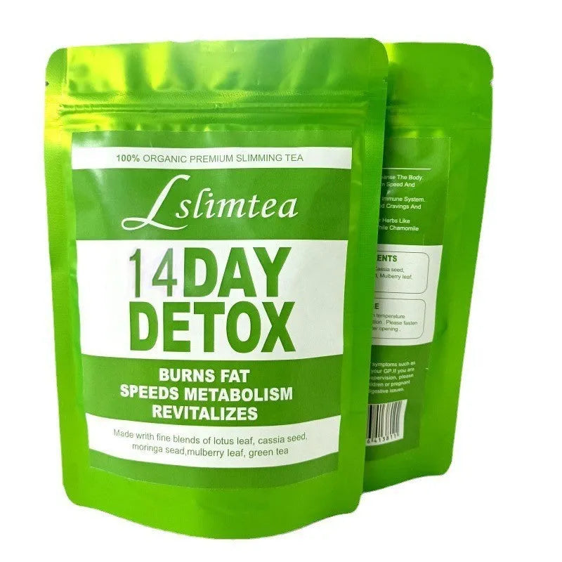 14 day herbal detox tea box with 3g nettle root blend sachets for weight management