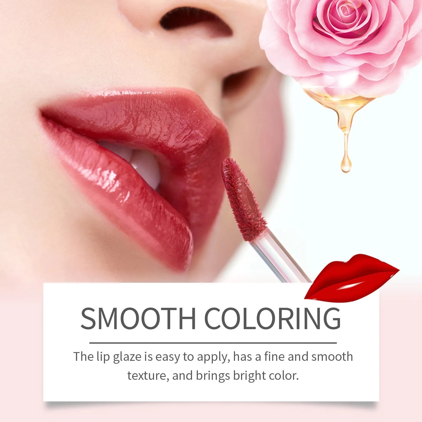 Double-headed lip liner and lip lacquer pen in three matte shades: black coffee truffle, fragrance attack, and oat almond.