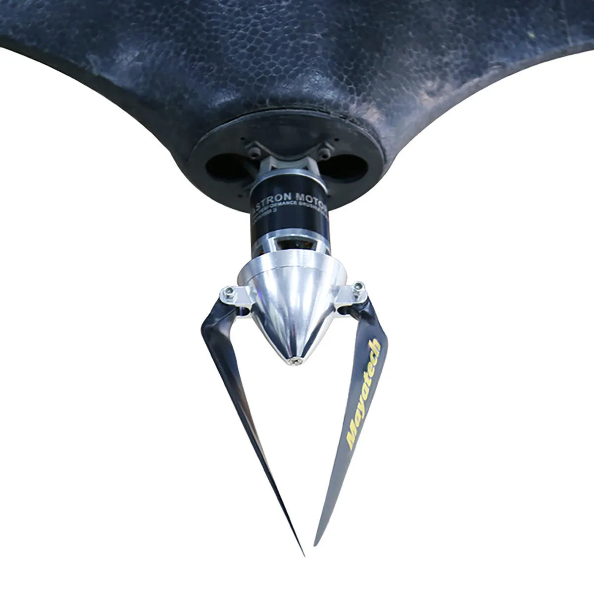 Black nylon folding glidder paddle with quick disassembly noise reduction fittings