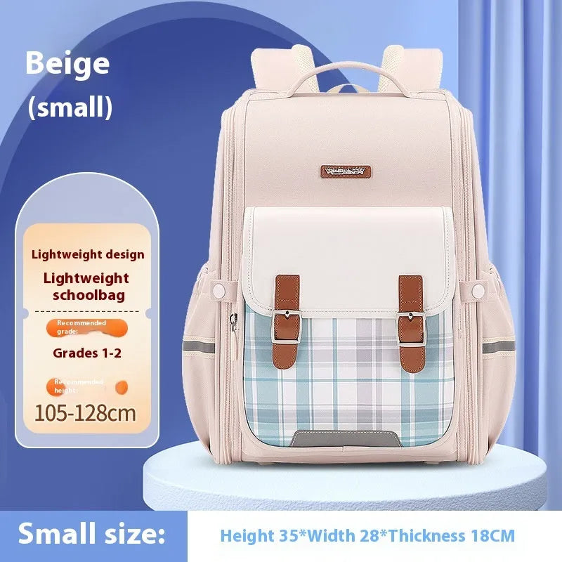 Oxford cloth student schoolbag in multiple colour options for grades 5-6