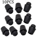 Pack of 10 X16 coloured rubber damping clips for automotive shock absorption applications