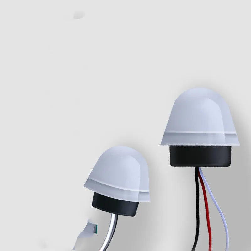 White automatic induction street lamp from AS-20 series for outdoor use.