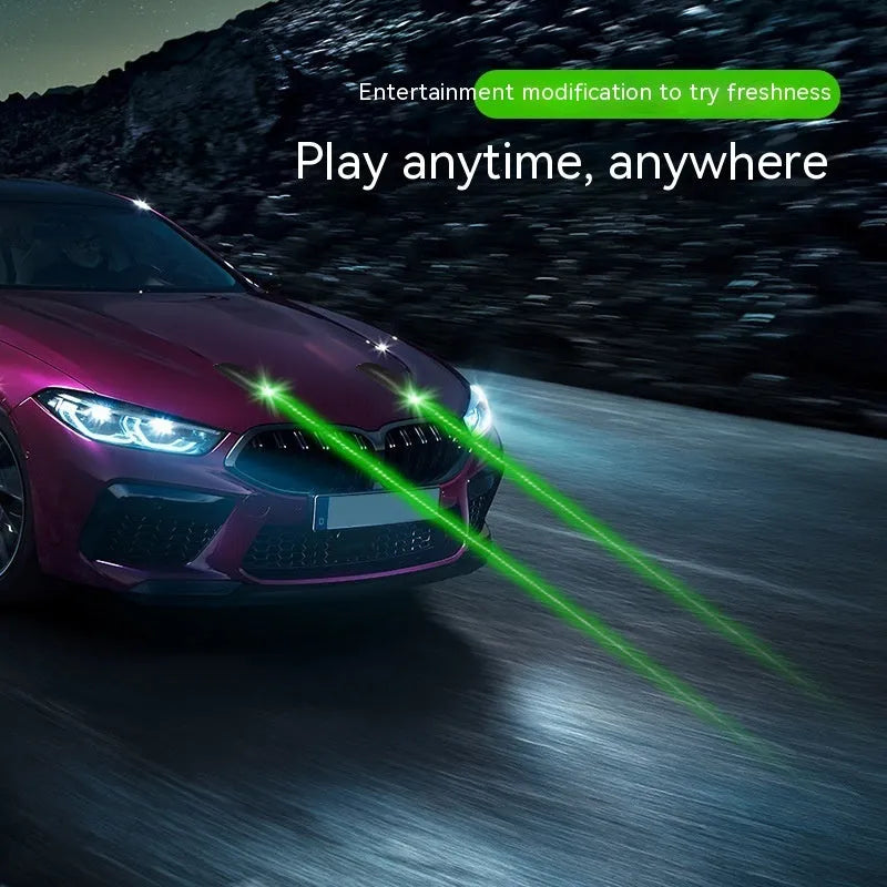 Remote control car strobe light for anti-collision visibility in rain and fog conditions