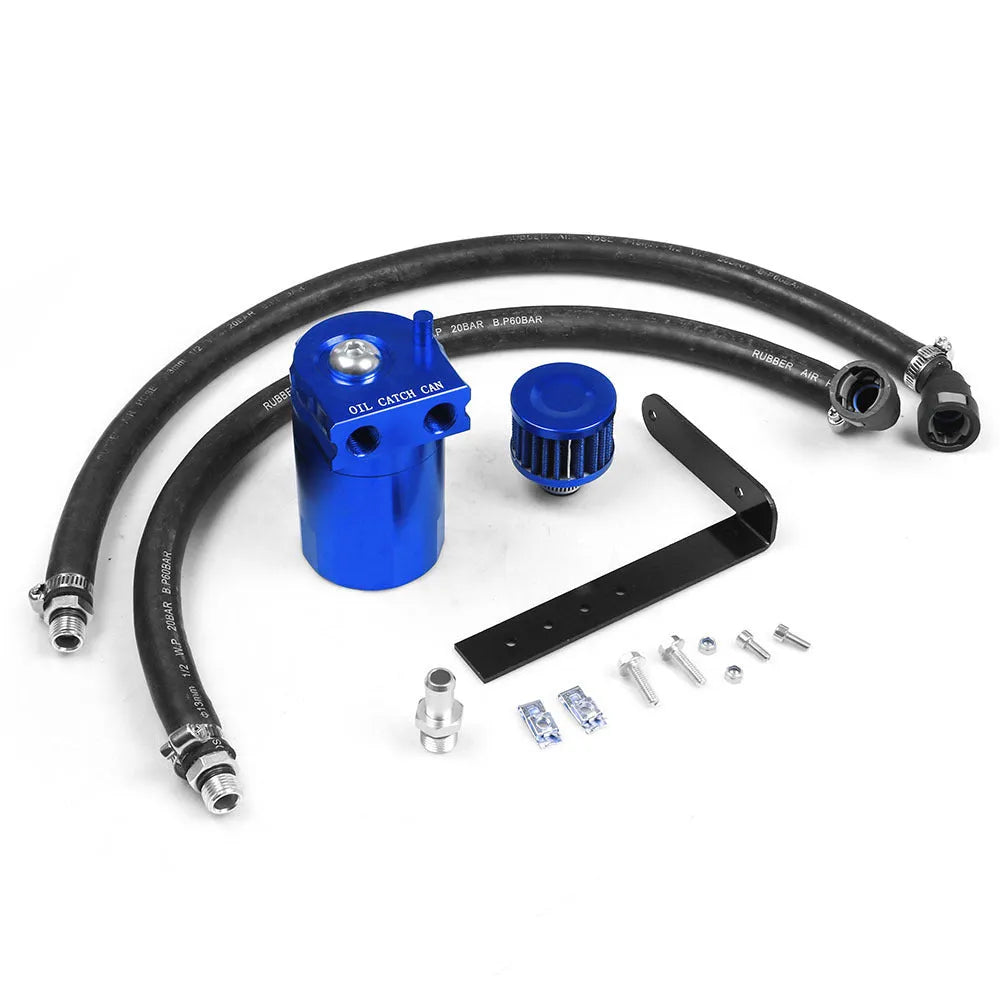 Aluminium alloy oil separator for Ford Expedition in choice of black, blue, red, or silver finish.