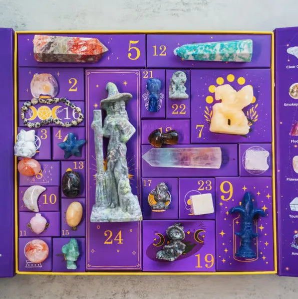 Crystal Halloween Countdown Gift Box paper decoration with 33.5cm width dimensions