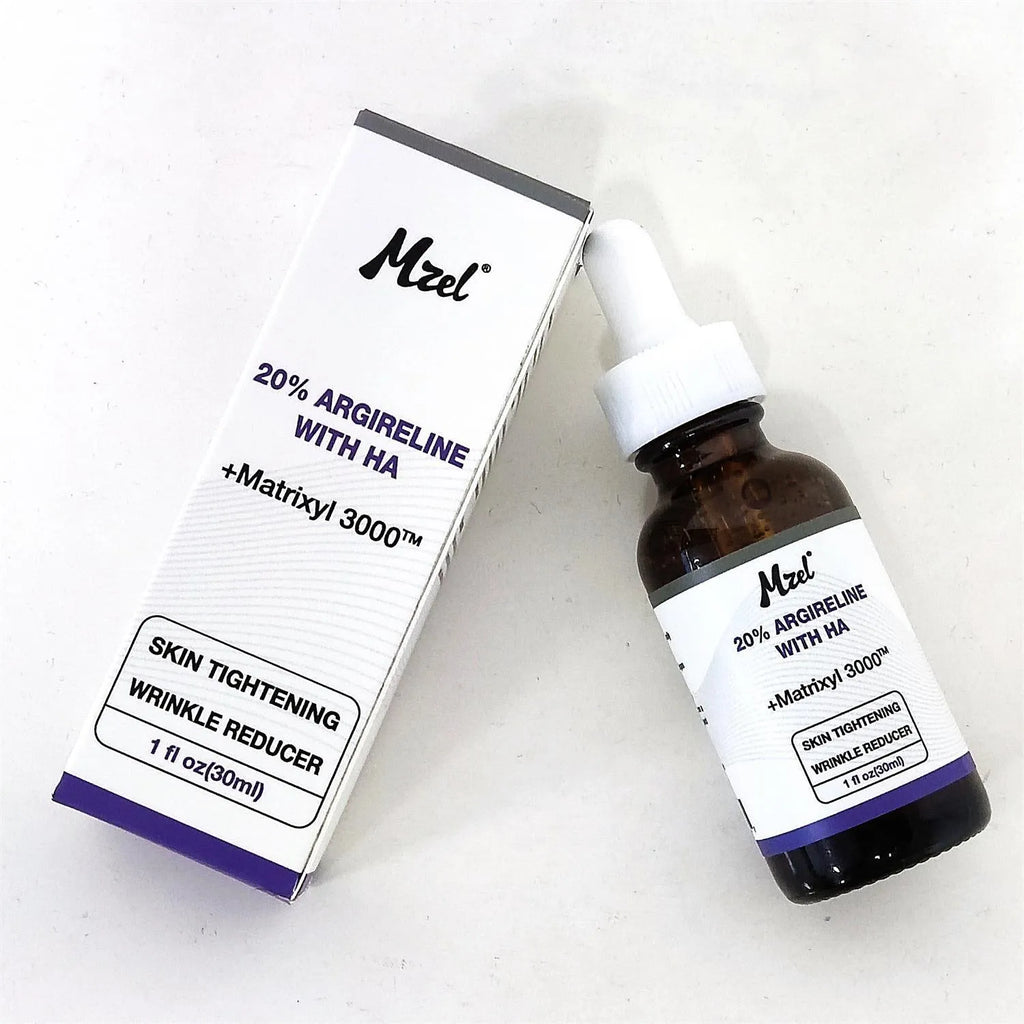 30ml bottle of six-peptide moisturising serum for firming and anti-wrinkle skincare