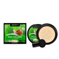 ZEPHOCO CC cream 18g tube with mushroom powder puff in ivory white or natural colour