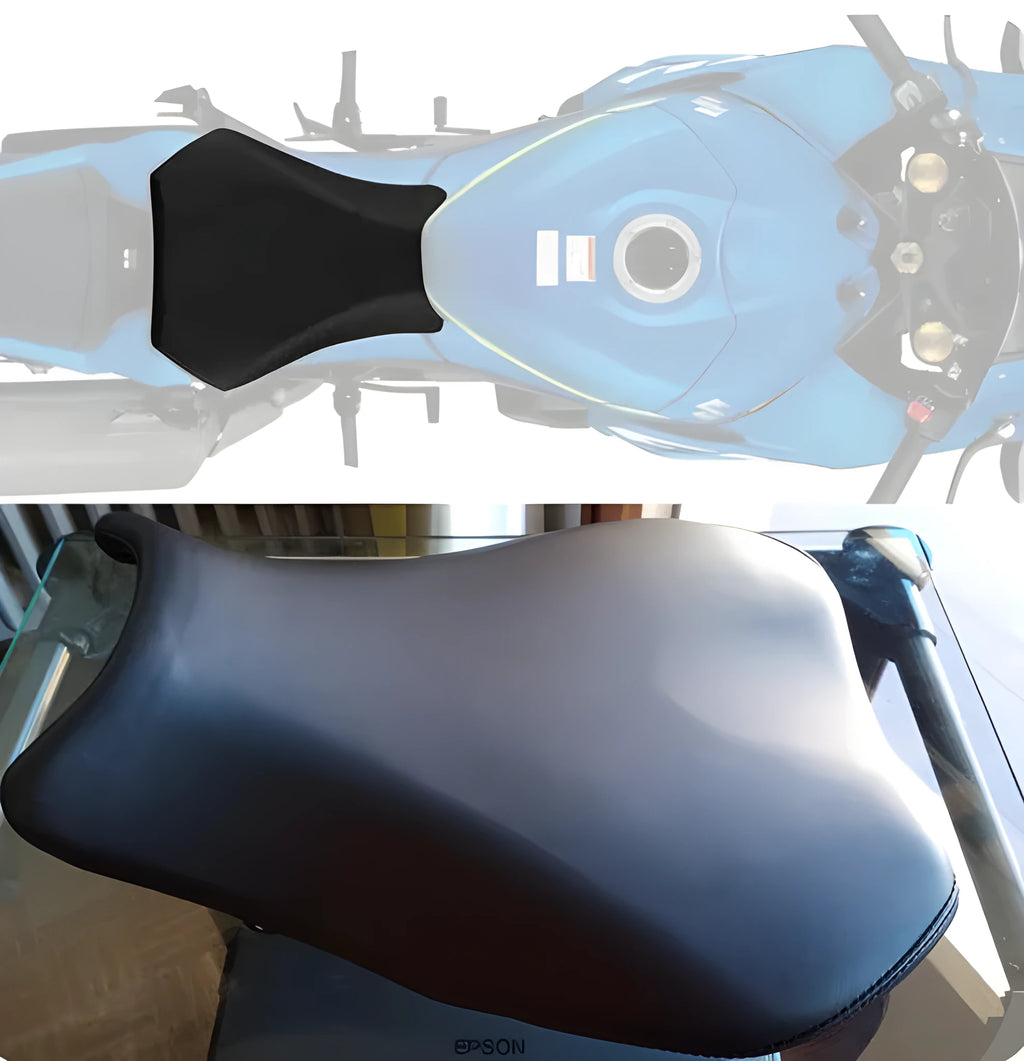 Suzuki GSXR1000 PU leather waterproof seat covers in size L for front and rear protection