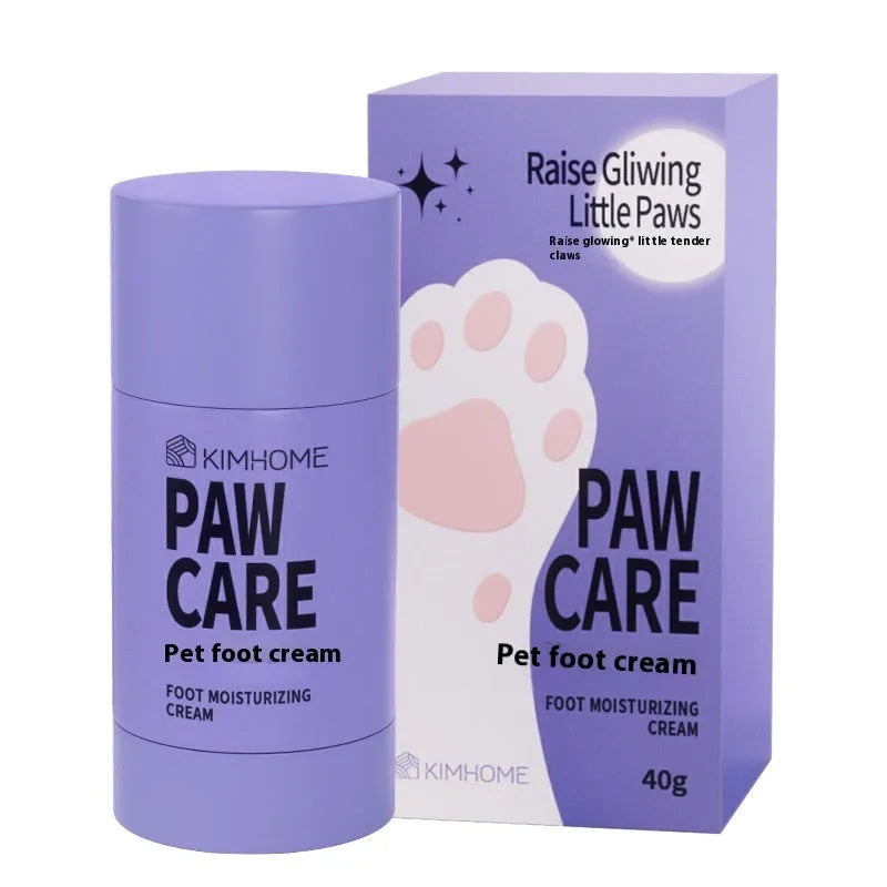 40g tin of pet foot cream with Brazilian palm wax for cat and dog claw care
