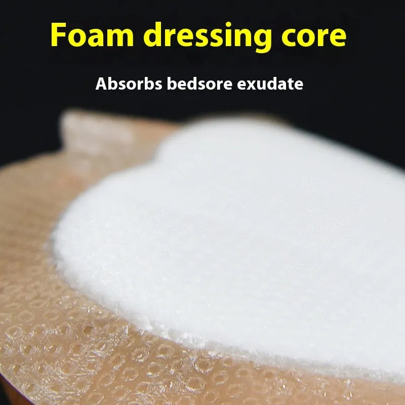 Skin colour silicone gel foam bedsore dressing sticker for pressure sore prevention