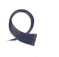 Long curly gradient hair extension patch in Aurora Purple colour, approx 60cm length.