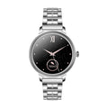 AK38 ladies smart watch with stainless steel wristband and 1.09 inch TFT colour screen