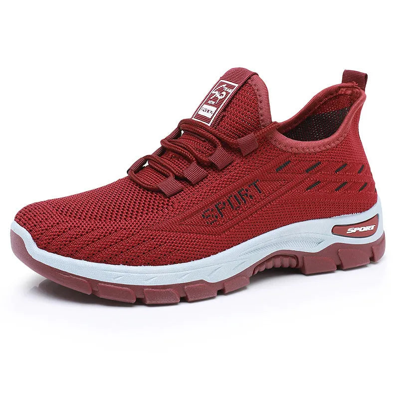 Casual sports sneakers with soft PVC soles in multiple colours for men and women