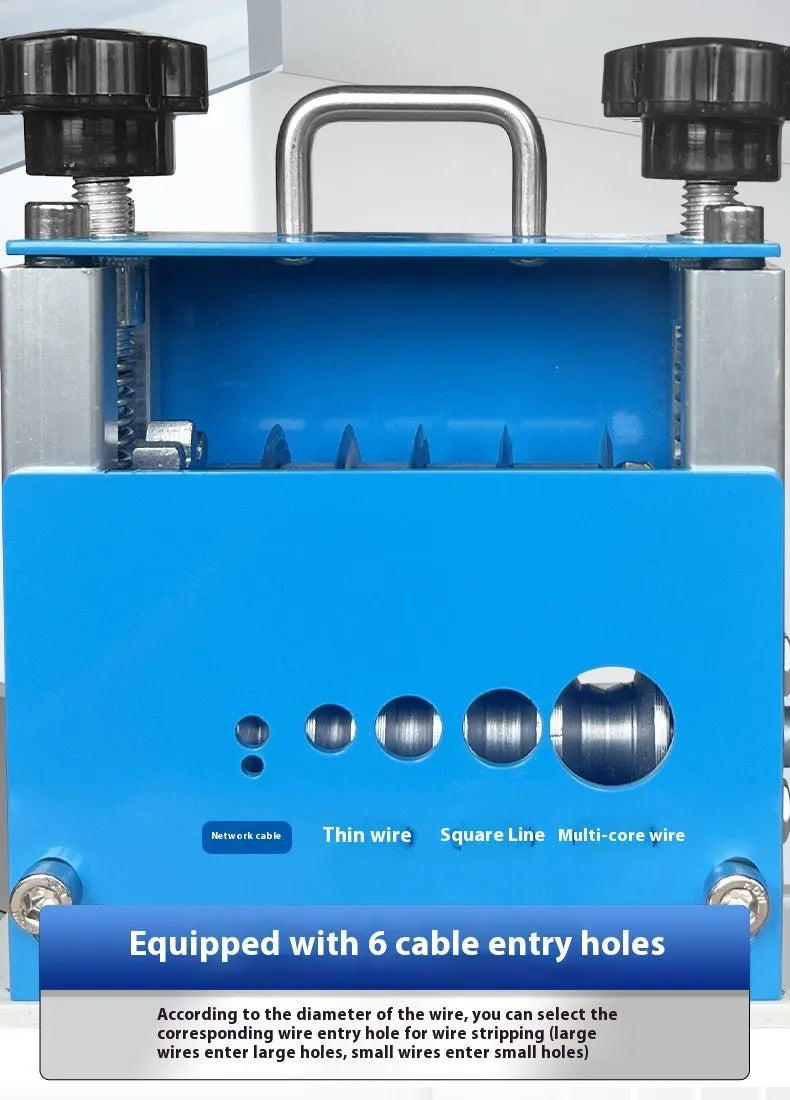 SD-017 manual wire stripping machine with plastic housing for 0.5-17mm cables