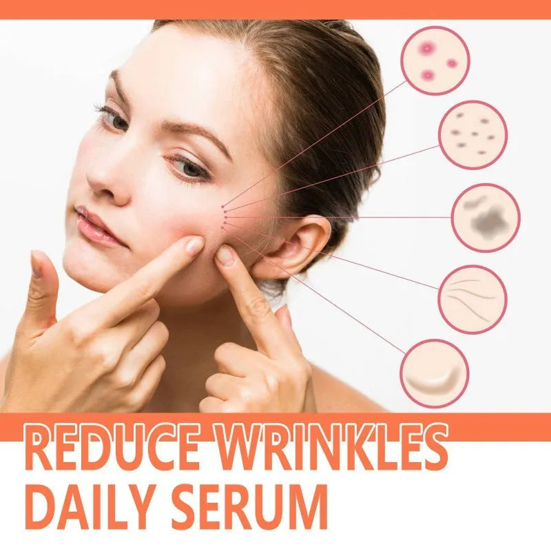30ml rose essential oil serum in glass bottle for brightening and firming skincare