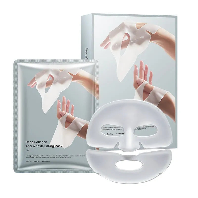 Single collagen facial mask with 28ml serum for anti-wrinkle moisturising universal skin