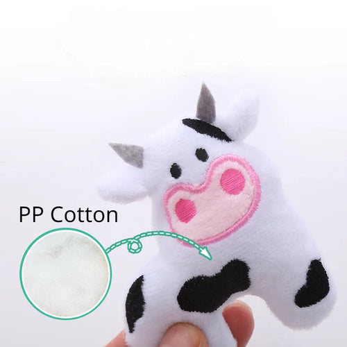 Parrot-shaped soft plush cat toy with catnip filling for bite-resistant interactive play