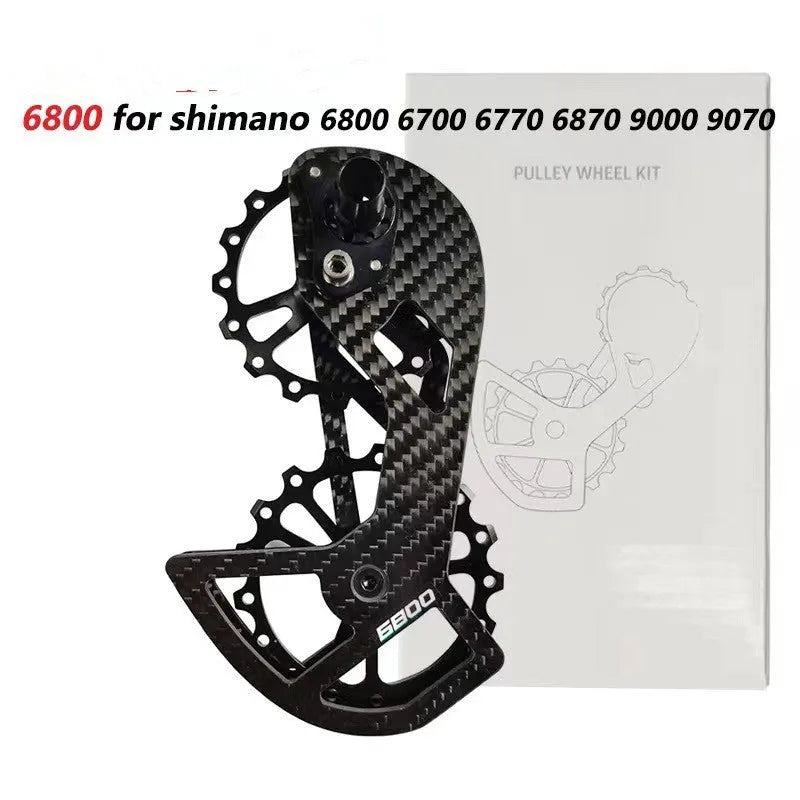 Blueprint rear derailleur large pulley set for Shimano R7000 with 13T and 18T jockey wheels