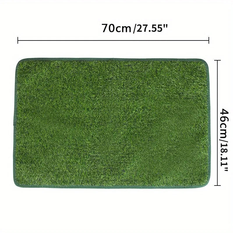 Artificial grass dog toilet mat for indoor pet training with three size options