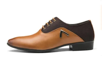 Men's Oxford shoes in black, brown, and yellow colour options with low upper height and rubber sole