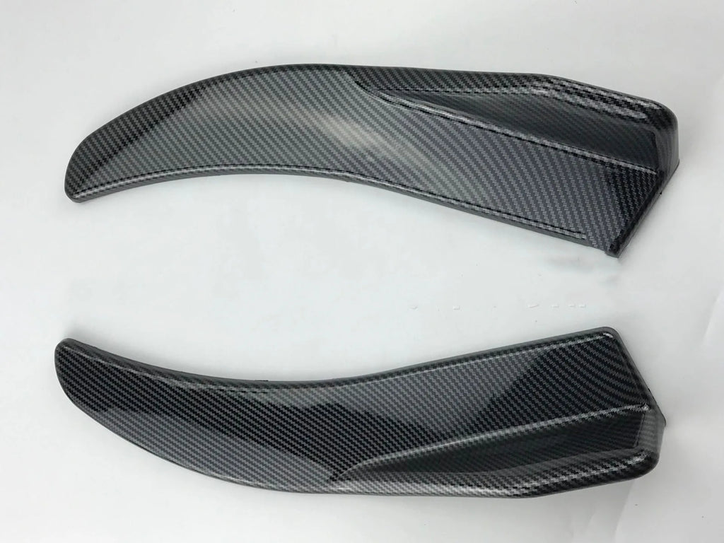 Front and rear carbon fibre car deflector spoiler for General Motors vehicles