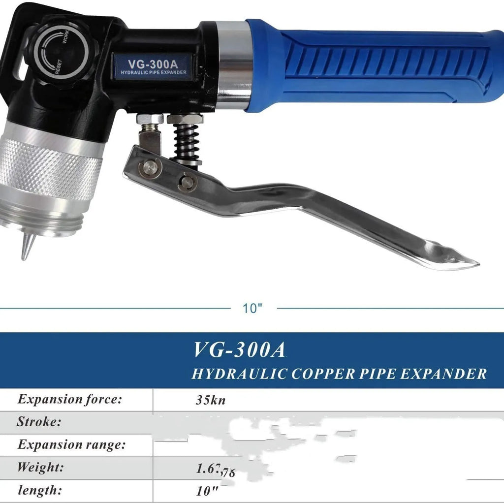 Hydraulic refrigeration tube expander tool in VG-300 style made from high-strength alloy steel