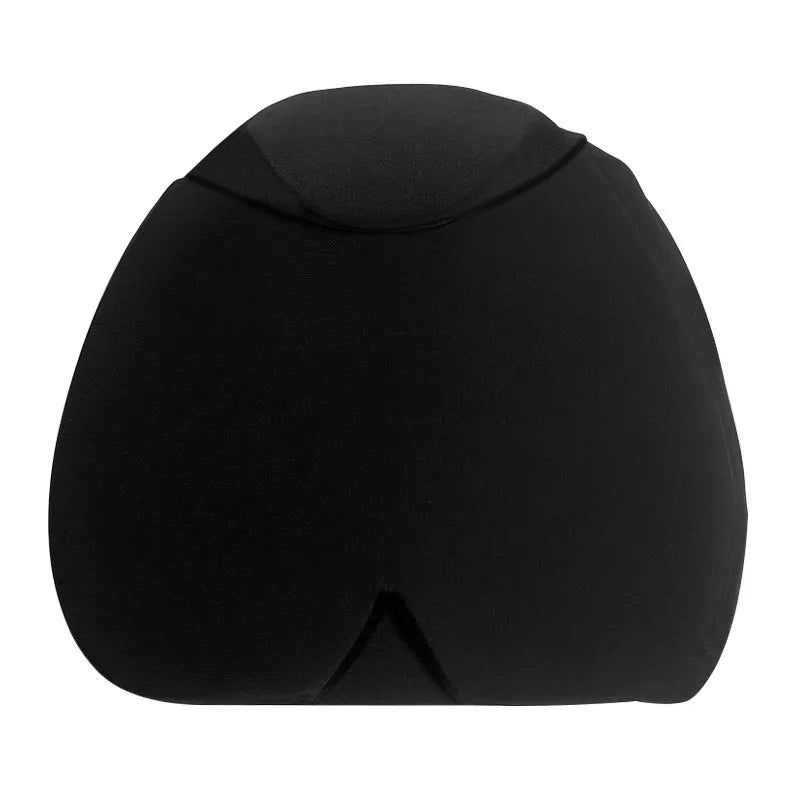 Solid colour cold compress cap for migraine relief in black, dark blue, or pink