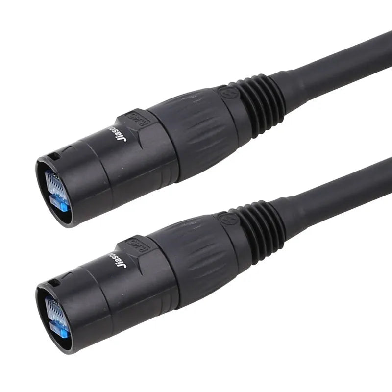 CAT6 RJ45 network converter extension cable with plug connectors, available in various lengths.