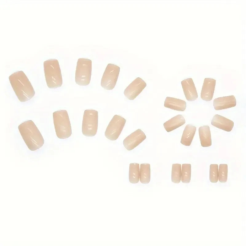 MY119 solid colour plastic nail art set for ladies cute style manicures