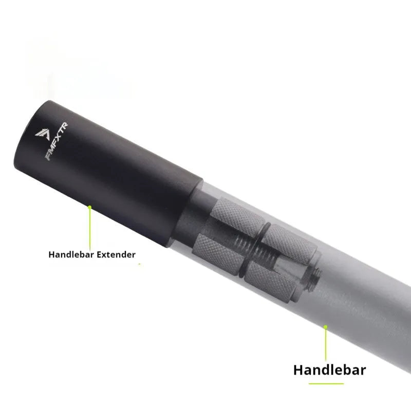 Aluminium alloy bicycle handlebar extension rod with 15-20mm adjustment range