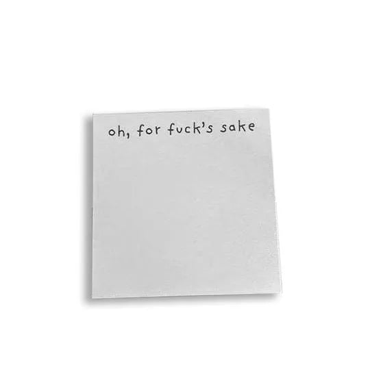 75mm square sticky notes pad with adhesive backing and printed cover designs