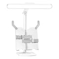 Adjustable reading table lamp with three colour temperature settings and battery operation