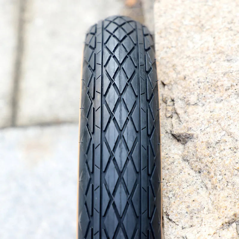 Brown rubber tyre for snowmobiles and electric beach cars measuring 20x4.0 inches