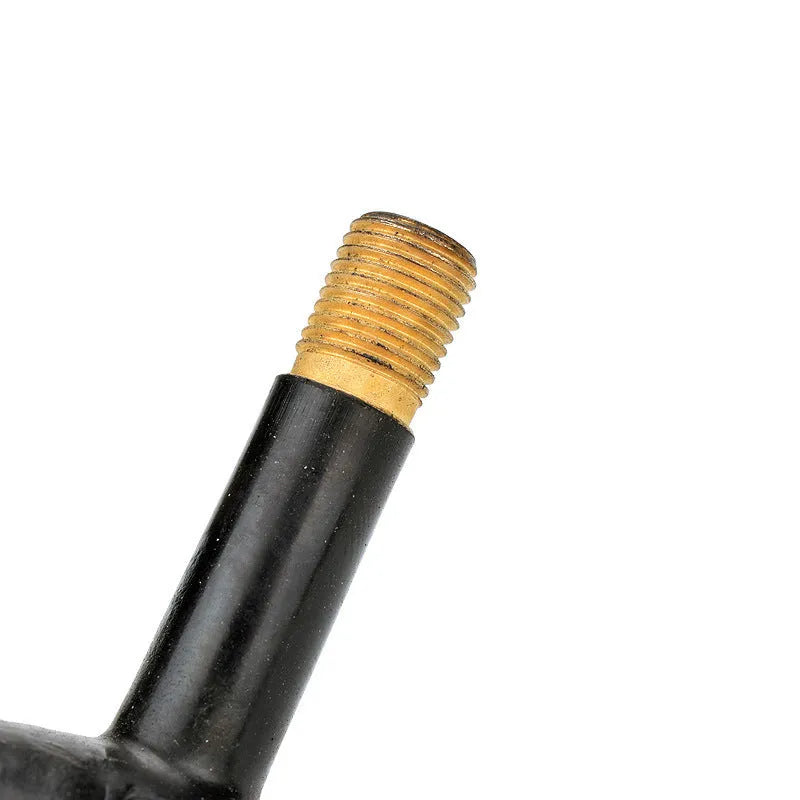 Aluminium mountain bike tyre valve cap in choice of five colours: black, blue, gold, silver, red.