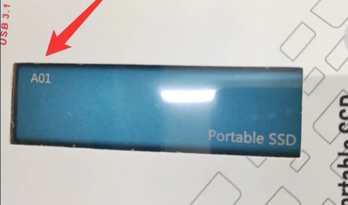 Ultra-thin metal mobile SSD external hard drive with capacity options from 500GB to 128TB