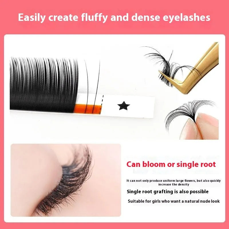 Mink hair false eyelashes on 16-row band in various lengths from 8mm to 18mm