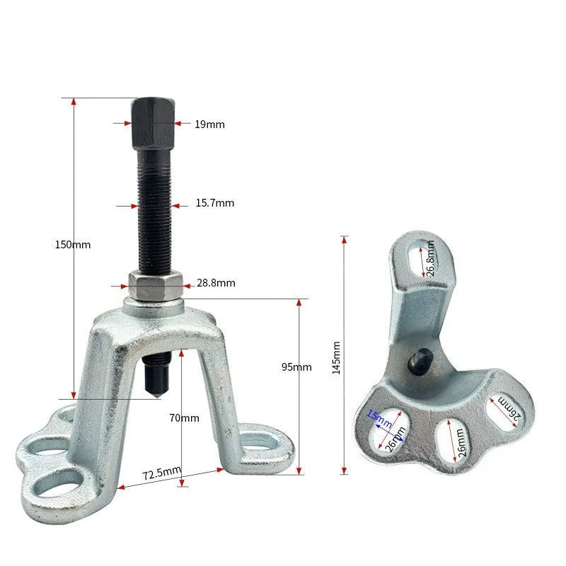 Chrome vanadium steel brake drum removal tool for electric tricycle and motorcycle maintenance
