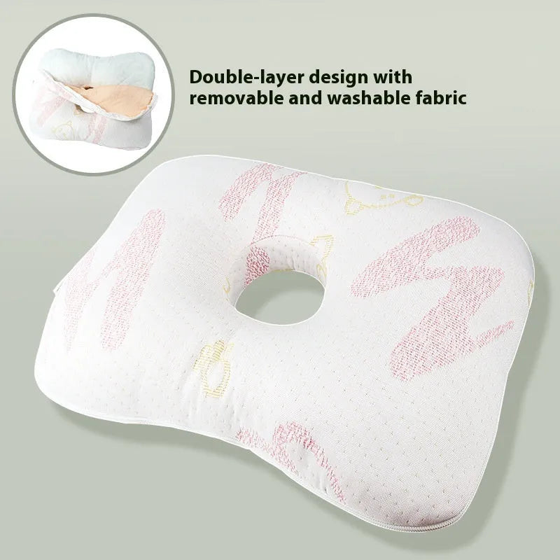 Beauty salon single hole ear pillow in new Chinese style with polyester fibre filling
