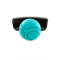 Steering wheel assist ball with silicone exterior and metal bearing for single-hand driving control