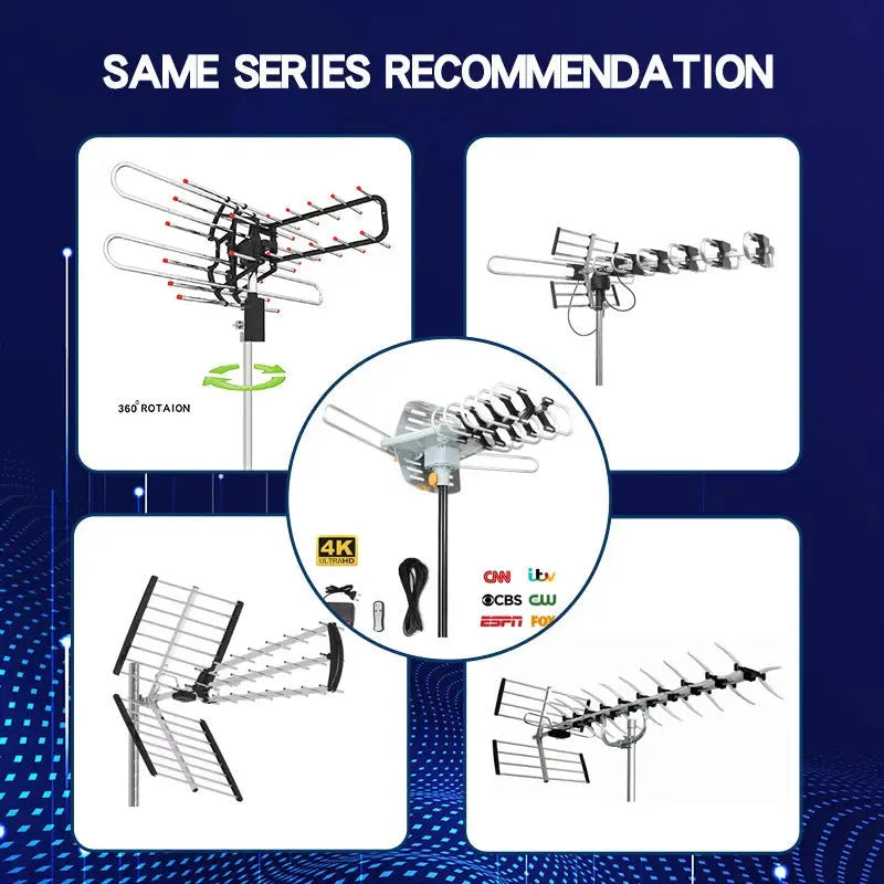 GR-1002 outdoor rotatable digital television antenna with adjustable direction