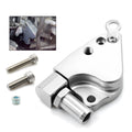 Billet aluminium intake manifold coolant adapter for K20 K24 engines with AN fittings