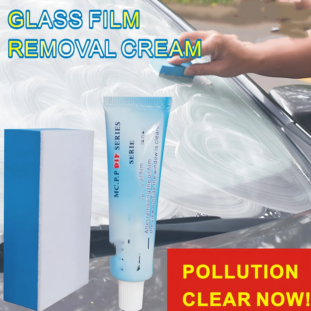 White English version bag containing 15ml glass rainproof spray for car windscreens and windows