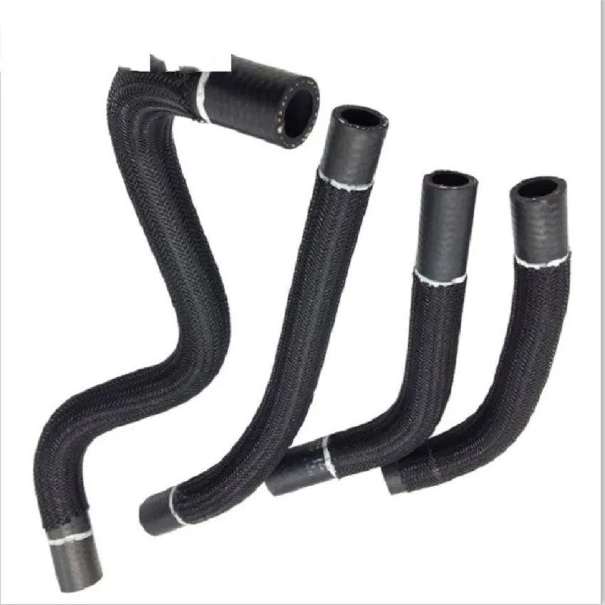 Black self-winding mesh cable sleeve for automotive wire protection with VW-1 fire rating