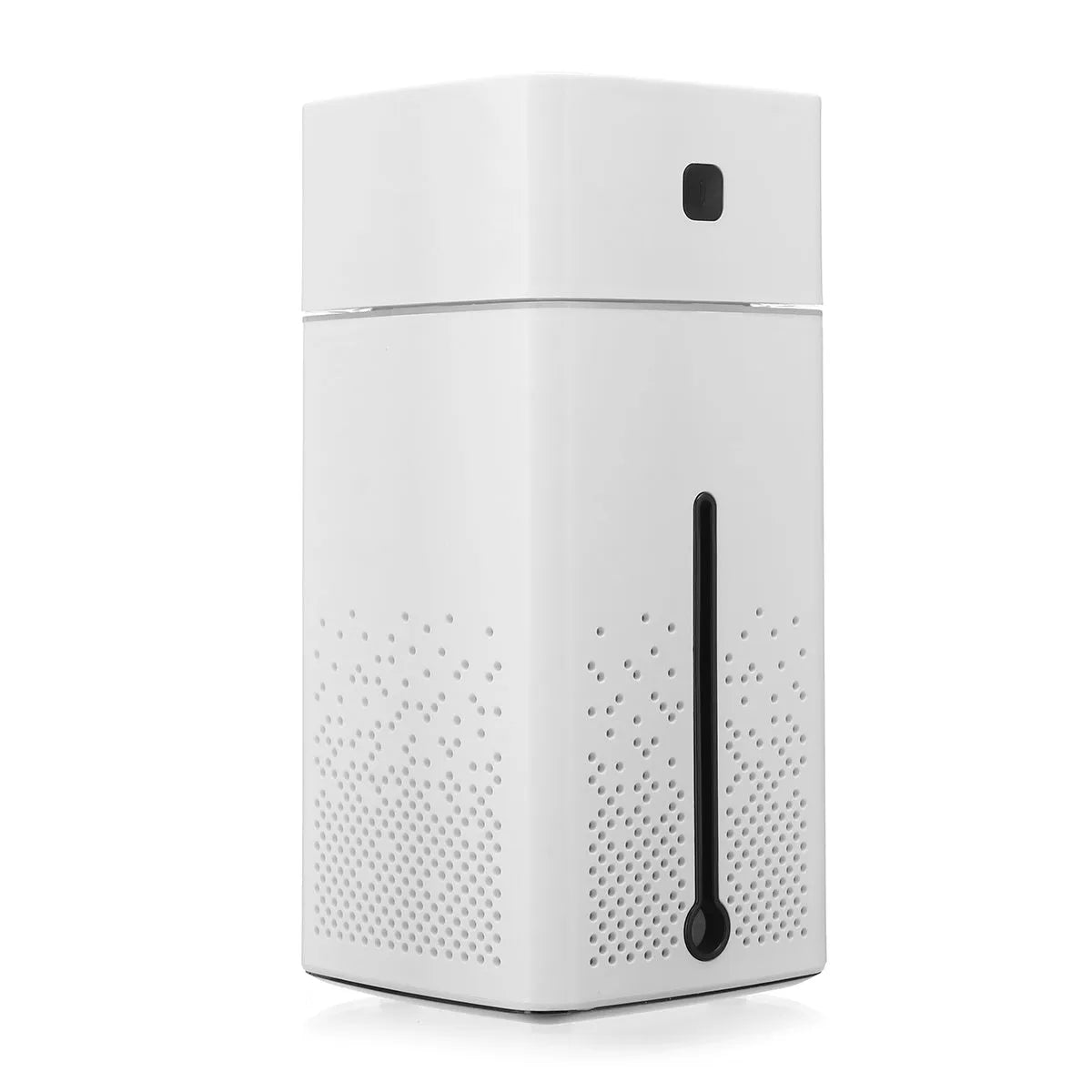 Black or white USB desktop humidifier with 1000ml tank on a desk