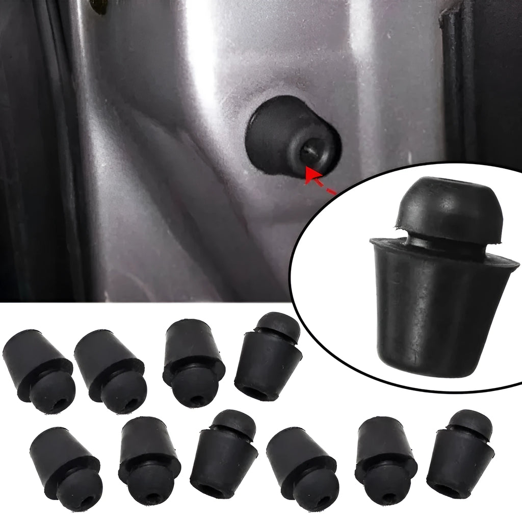 Pack of 10 X16 coloured rubber damping clips for automotive shock absorption applications
