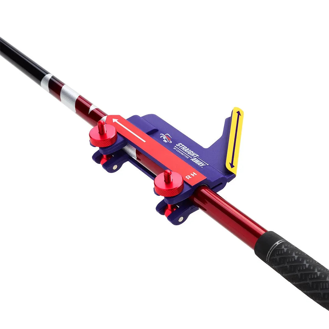 Golf swing plane simulator trainer in plastic construction with logo or plain colour options